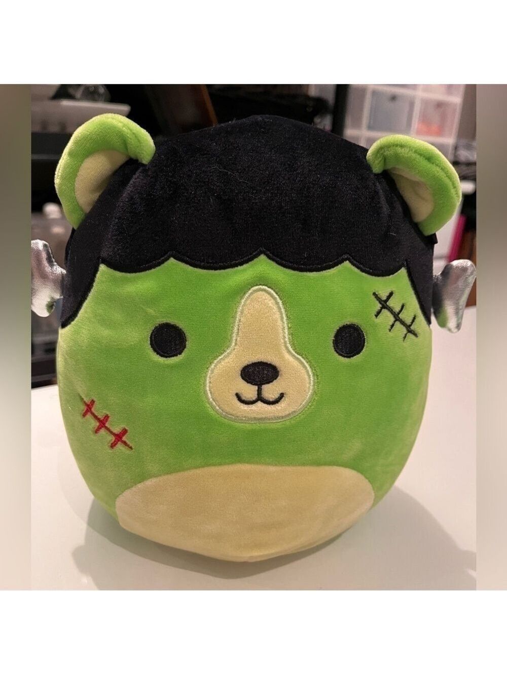 Squishmallow 8” Len Frankenbear EUC no tag